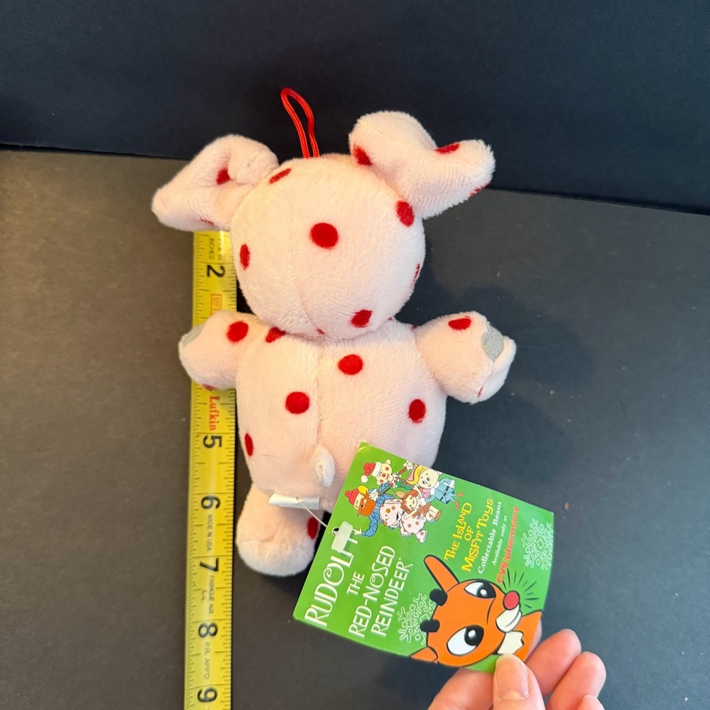 CVS Stuffins Rudolph Island of Misfit Toys Pink Spotted Elephant Small Plush NWT - Picture 5 of 5